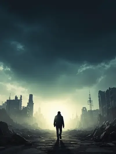 荒原行者 末世题材 高清海报